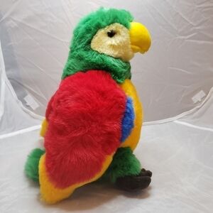 Chosun International PARROT Scarlet MACAW BIRD Plush Stuffed Animal Realistic